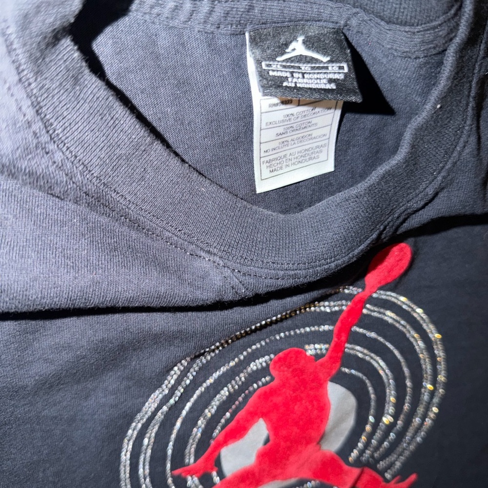 Vintage Nike Air Jordan Jumpman Gen Stone Logo Air Force One AF1 T-shirt - Picture 6 of 6